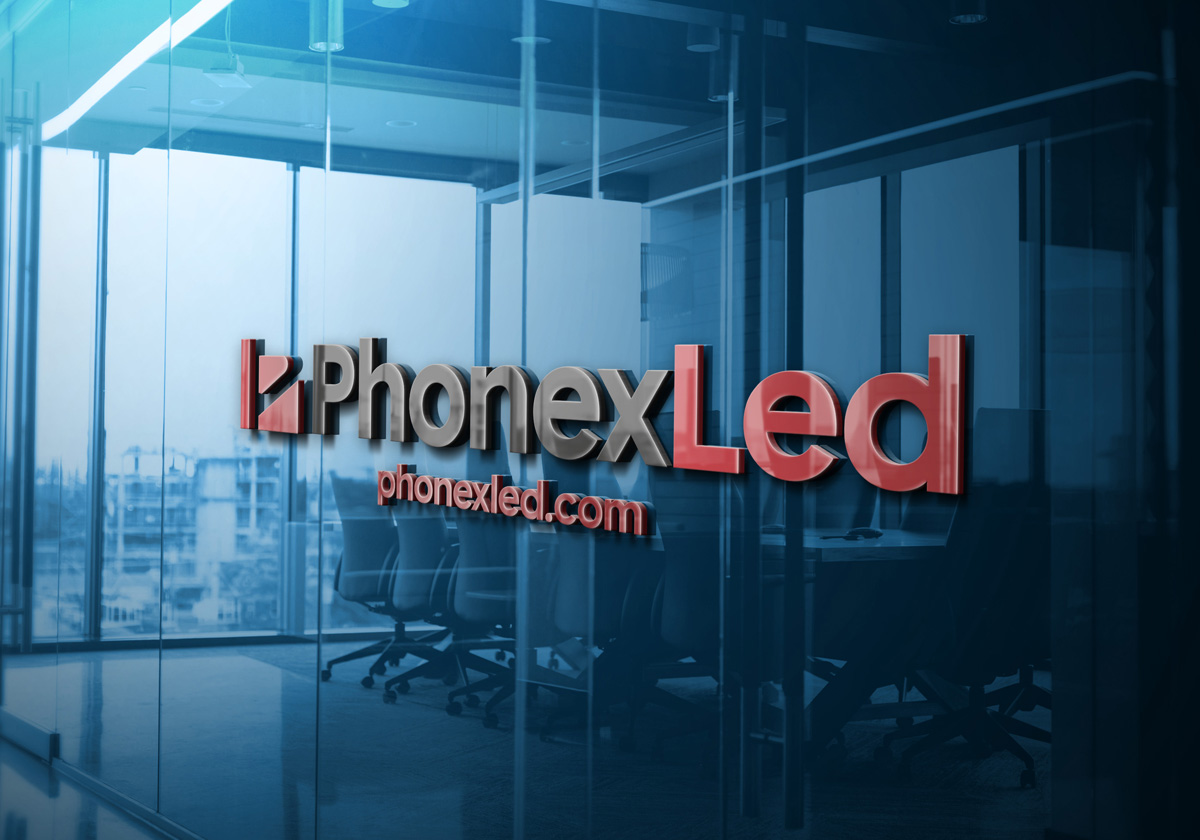 Phonex LED 3D Logo